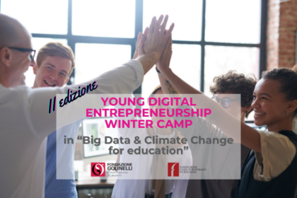 Prorogate le candidature per la seconda edizione dello Young Digital Entrepreneurship Winter Camp in “Big Data & Climate Change for education”