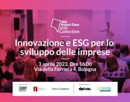 Innovazione e ESG: il focus di Intesa Sanpaolo e Fondazione Carisbo per lo sviluppo delle imprese dell’Emilia-Romagna