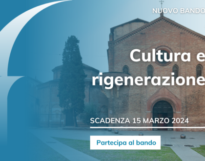 Fondazione Carisbo Bando Cultura e rigenerazione 2024
