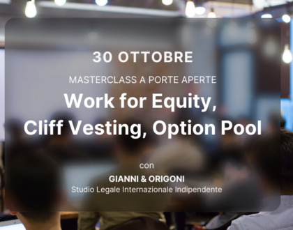 Il 30 ottobre a BIGBO la nona masterclass a porte aperte del Green Tech Incubation System