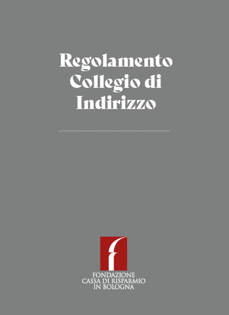 Regolamento Collegio di Indirizzo