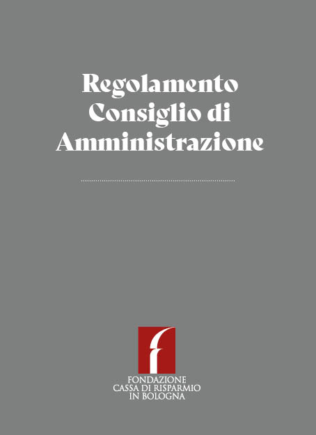 Regolamento Consiglio di Amministrazione